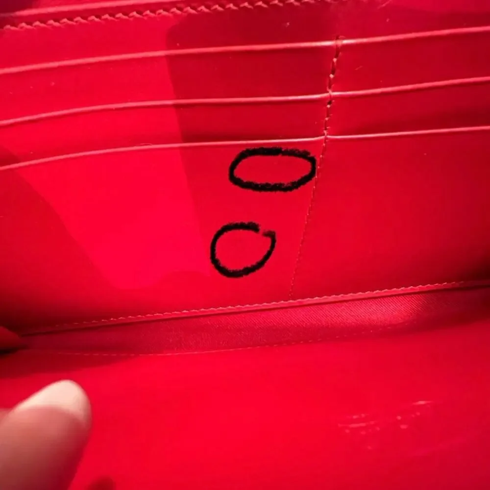CHRISTIAN LOUBOUTIN Panettone wallet in Rose MultiMetal